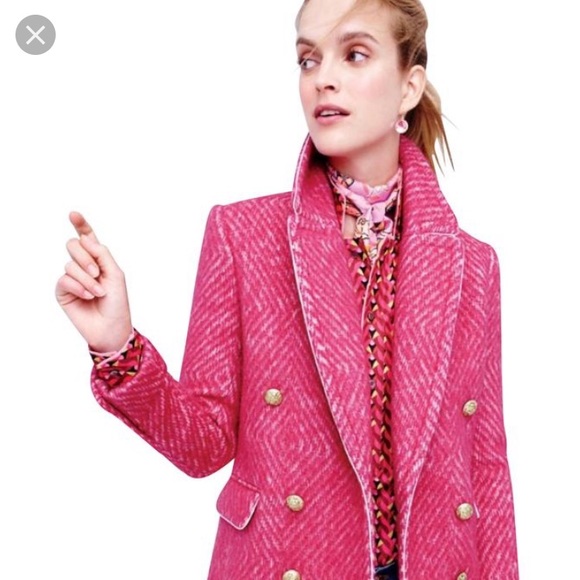 J Crew Diamond Tweed Coat | Poshmark